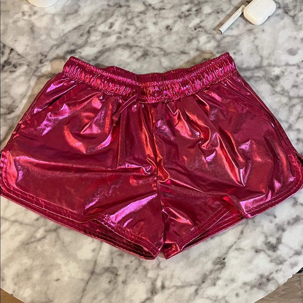 Shiny Pink Women's Shorts